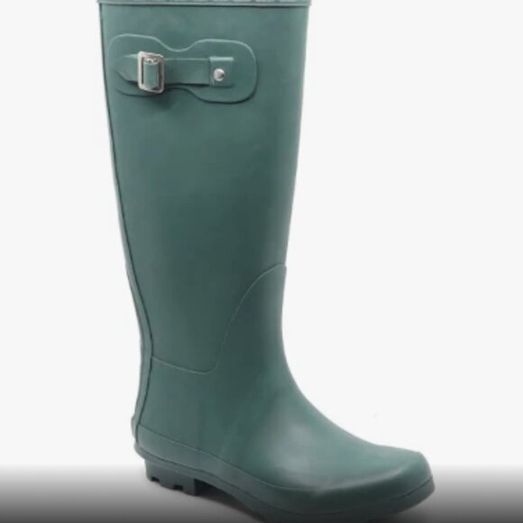 Portland Boot Company - Womens Rain Boots, size 7 US womens, color green. - Picture 1 of 5